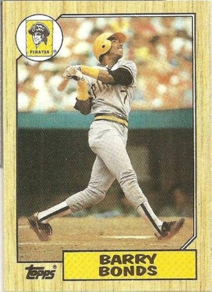 その他 Barry Bonds Rookie Card (1987 Donruss) Amazon.com: 1987 Topps Barry Bonds Rookie Card
